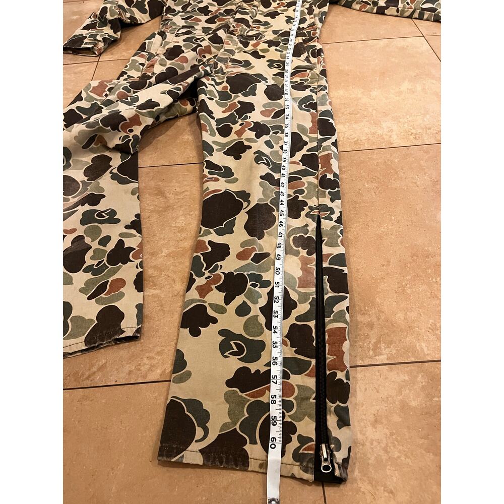 VTG Walls Blizzard Pruf Coveralls Mens Medium Tall Duck Camo Lined Hunting USA - Picture 7 of 10